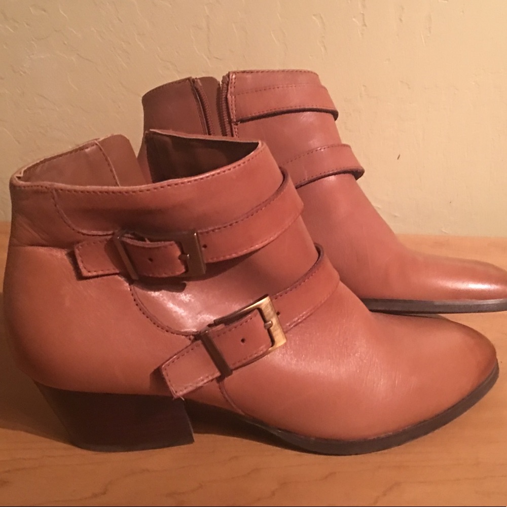 Franco Sarto leather ankle boots